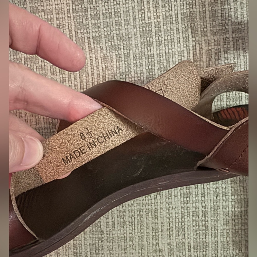 Blowfish Brown Strappy Sandals - Picture 2 of 2